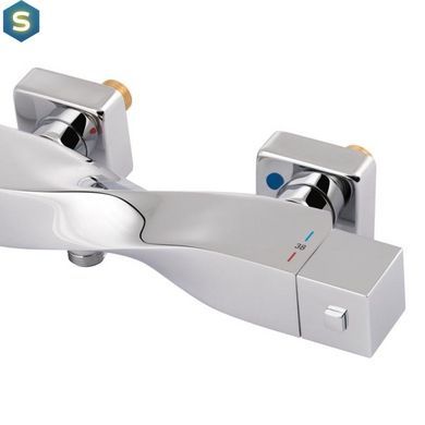 Термостат для душа Qtap Zkrouceny 40T105C, Хром