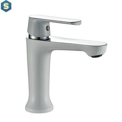 Смеситель для умывальника Globus Lux Laguna GLA-0401-7-white, Белый