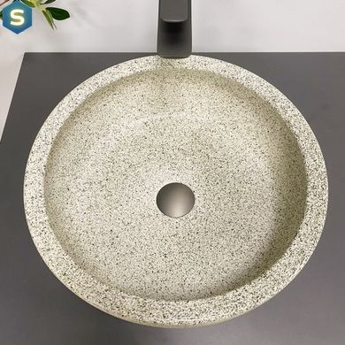 Умывальник VBI Corridonia beige stone matt накладной VBI-016100, Бежевый