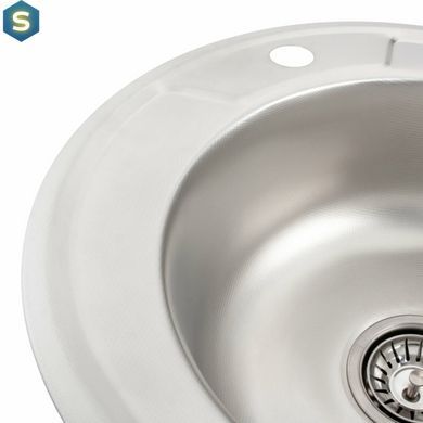 Кухонная мойка из нержавеющей стали Valeso декор 450 (0,6/170 мм), Decor