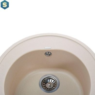 Кухонная мойка гранитная Globus Lux Martin слоновая кость 510мм, Бежевый