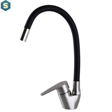 Смеситель для кухни Globus Lux Main SM-203SB, Черный матовый