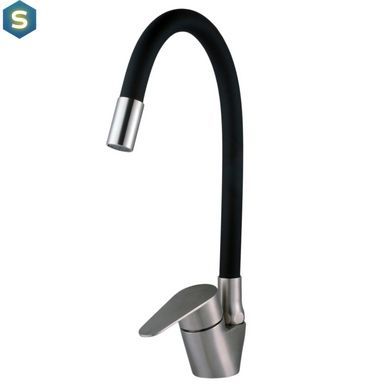 Смеситель для кухни Globus Lux Main SM-203SB, Черный матовый