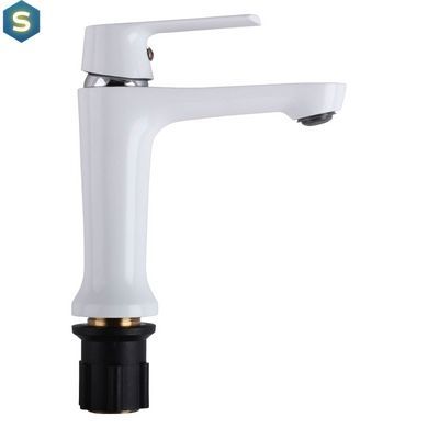 Смеситель для умывальника Globus Lux Laguna GLA-0401-7-white, Белый