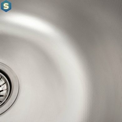 Кухонная мойка из нержавеющей стали Valeso декор 450 (0,6/170 мм), Decor
