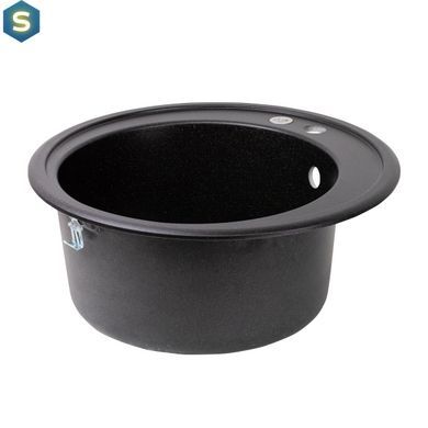 Кухонна мийка Lidz D510/200 BLM-14 (LIDZBLM14D510200), Чорний/золото