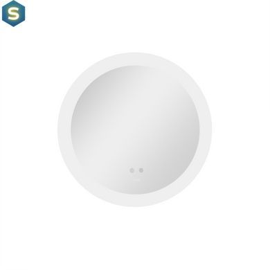 Зеркало Qtap Taurus R600 с LED-подсветкой Touch, с антизапотеванием, с диммером температуры цвета (3000-6500K) QT2478R607