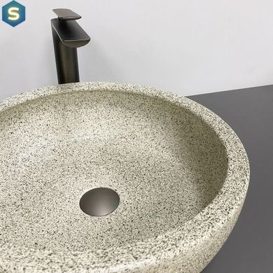Умывальник VBI Corridonia beige stone matt накладной VBI-016100, Бежевый