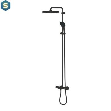 Душевая система термостатическая Grohe QuickFix Vitalio Comfort System 250 269842431, Черный матовый