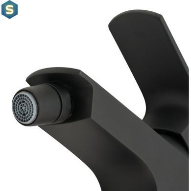 Смеситель для биде Qtap Lipno 2023101CB, Черный матовый
