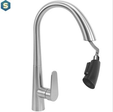 Смеситель для кухни Rea Ross nikiel brushed REA-B5314, Зеленый матовый
