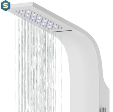 Душова панель Corsan Kaskada white LED A014MWHLED, Білий