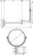 Зеркало косметическое Hansgrohe AddStoris Brushed Bronze 41791140