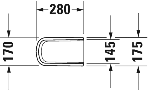 Полупьедестал Duravit Durastyle 0858300000, Белый