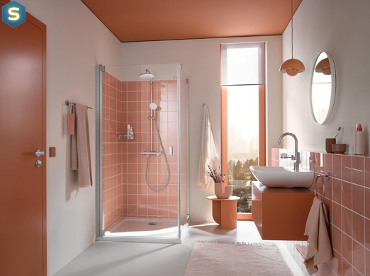 Grohe Tempesta System 210 Душова система з термостатом для настінного монтажу (26811001), Хром