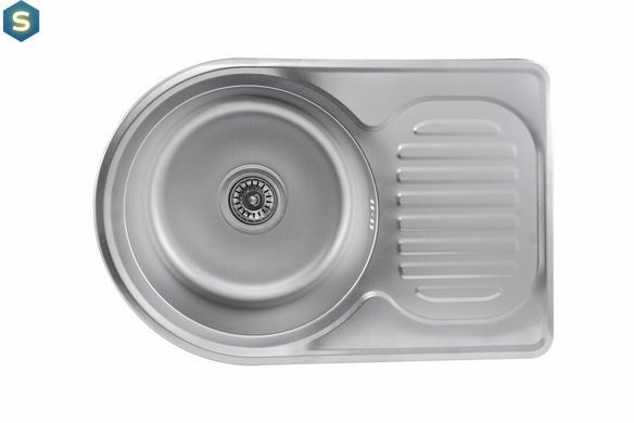 Кухонна мийка з нержавіючої сталі Platinum сатин 6745 (0,8/180 мм), R, Satin