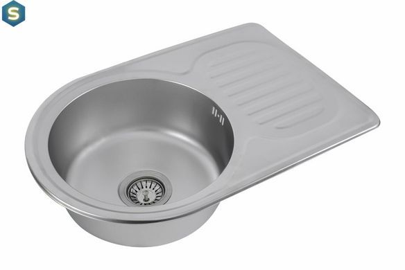 Кухонна мийка з нержавіючої сталі Platinum сатин 6745 (0,8/180 мм), R, Satin