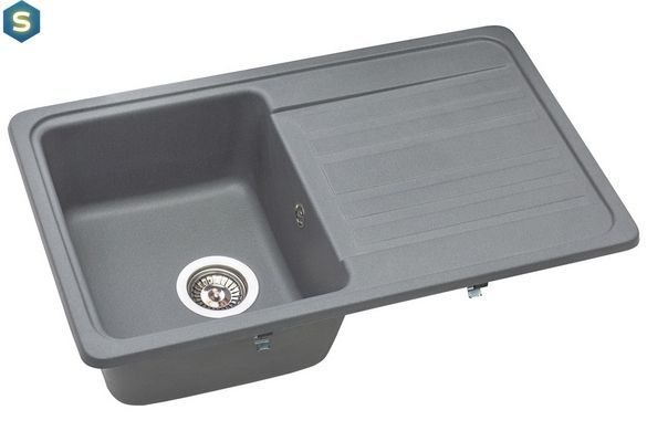 Кухонна мийка гранітна Miraggio Versal gray 758x462x201 00211706, Каппучино
