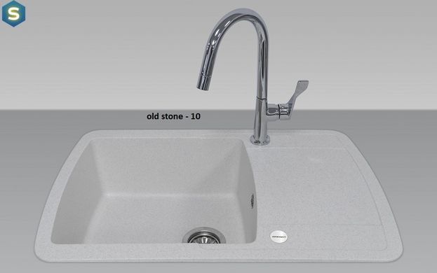 Кухонна мийка Adamant Optimaks 775x495x200 old stone 534223, Каппучино