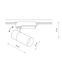 Трековий світильник Nowodvorski 10383 Profile Tinos Led 1x20W 3000K 1700Lm IP20 Bl