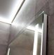 Зеркало Dusel DE-M1041 75x100 с часами и Bluetooth, Белый