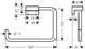 Кільце для рушників Hansgrohe AddStoris Matt White 41754700