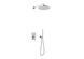 Душевая система Kohlman Axis 20 chrome + BOX скрытого монтажа QW210NR20, Хром