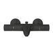 Термостат для ванни Grohe QuickFix Start Black + Душовий гарнітур Vitalio Start 100 UA303907T1, Черный матовый