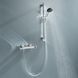 Набор смесителей Grohe Quickfix термостат для душа с душевым гарнитуром Precision Flow THM и смеситель для раковины StartEdge S-Size UA202503TE, Хром