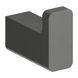 Гачок Omnires Nelson graphite NL80110GR, Графит