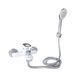 Смеситель для ванны Lidz Latwa 006 (c душевым гарнитуром) (k35) LDLAT006WHI45424 White, Белый