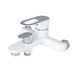 Смеситель для ванны Lidz Latwa 006 (c душевым гарнитуром) (k35) LDLAT006WHI45424 White, Белый