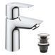 Набор смесителей Grohe Quickfix термостат для душа с душевым гарнитуром Precision Flow THM и смеситель для раковины StartEdge S-Size UA202503TE, Хром