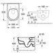 Унітаз підвісний Villeroy&Boch Avento DirectFlush 5656HR01 з кришкою Soft Close, Білий