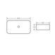 Умивальник Qtap Tern 600x350x135 White QT17118140W, Білий