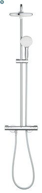 Grohe Tempesta System 210 Душова система з термостатом для настінного монтажу (26811001), Хром