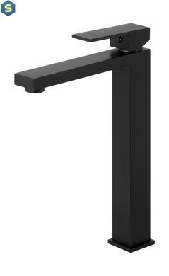 Змішувач для умивальника Corsan Ango black mat високий CMB3029BL, Черный матовый