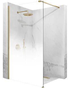 Душова стінка Rea Aero ombre 90 matt brushed gold REA-K2463, матовий, золотий