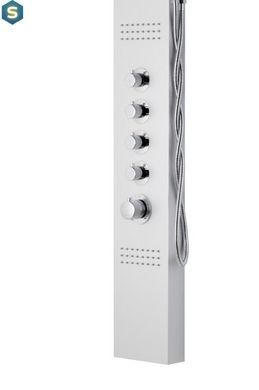Душова панель Corsan Kaskada silver LED A014MSLLED, Каппучино