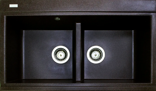 Кухонная мойка Adamant Similar 885x505x230 коричневый 370223, Цемент матовый