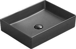 Умивальник Mexen Goya 50 Black Mat накладний MEX-22185085, Черный матовый
