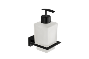 Дозатор жидкого мыла VBI Mercury black VBI-040206BL, Черный матовый