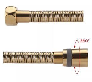 Душовий шланг, латунь, 1500 мм, золото Gappo G45-6, Золотий