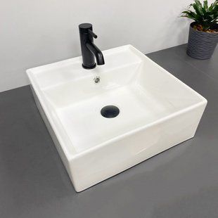Умивальник (раковина) VBI TERAMO S WHITE накладний, Білий