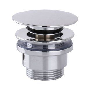 Донный клапан Topaz TK-15A (Click-clack), Хром