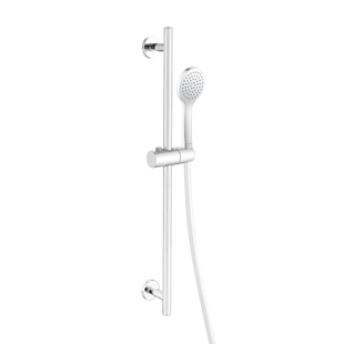 Душовий гарнітур Imprese лійка 1 режим, штанга 687 мм, шланг 1500 мм PVC white f03800111AA, Білий