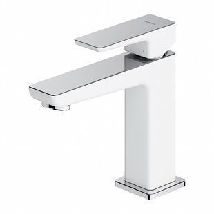 Смеситель для умывальника Omnires Parma white PM7410CRB, Белый