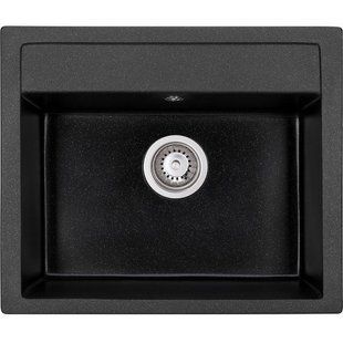 Кухонная мойка Granado Lerida black shine 0401