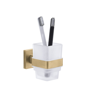 Стакан для зубных щеток VBI Jupiter brushed gold VBI-040604BG, Золотой