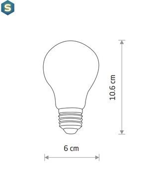Лампочка Nowodvorski 10587 Bulb E27 1x7W 3000K 800Lm IP20